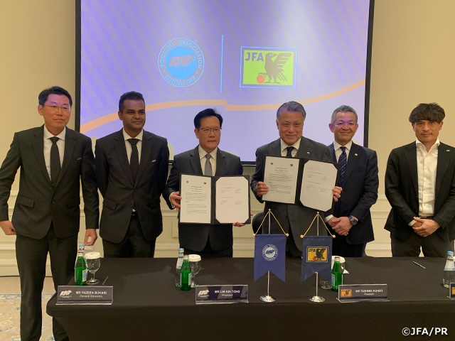 JFA renews partnership with Football Association of Singapore