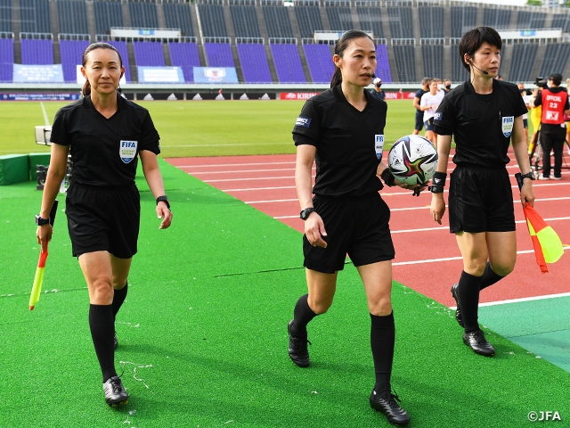 YAMASHITA Yoshimi, BOZONO Makoto, and TESHIROGI Naomi named to officiate games in the FIFA Women's World Cup Australia & New Zealand 2023™