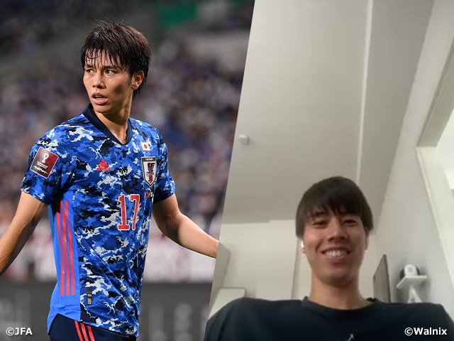 【Interview with SAMURAI BLUE’s TANAKA Ao】Continue to grow and deliver results - KIRIN CHALLENGE CUP 2022