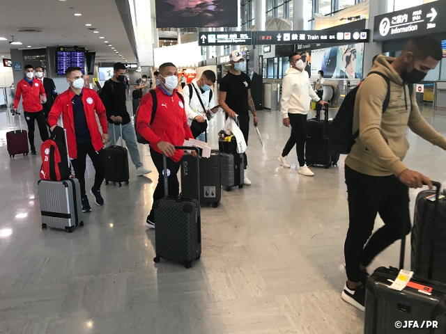 Paraguay National Team arrive in Japan - KIRIN CHALLENGE CUP 2022【6/2＠Hokkaido】