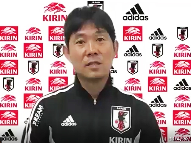 SAMURAI BLUE’s Coach Moriyasu shares desire to “Showcase a performance that will lead us to the next step” ahead of match against Paraguay
