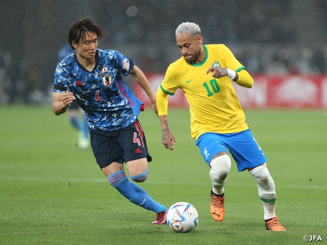 【Match Report】SAMURAI BLUE lose to Brazil after conceding a penalty kick in the second half