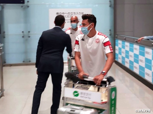 Tunisia National Team arrive in Japan - KIRIN CUP SOCCER 2022