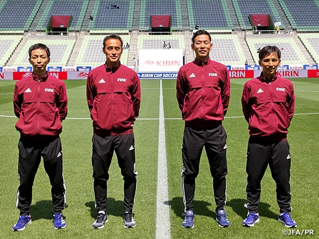 Introduction of the referees in charge of the KIRIN CUP SOCCER 2022 matches (6/10＠Hyogo)