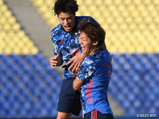 【Match Report】U-21 Japan National Team advance to Semi-Finals with 3-0 win over Korea Republic - AFC U23 Asian Cup Uzbekistan 2022™
