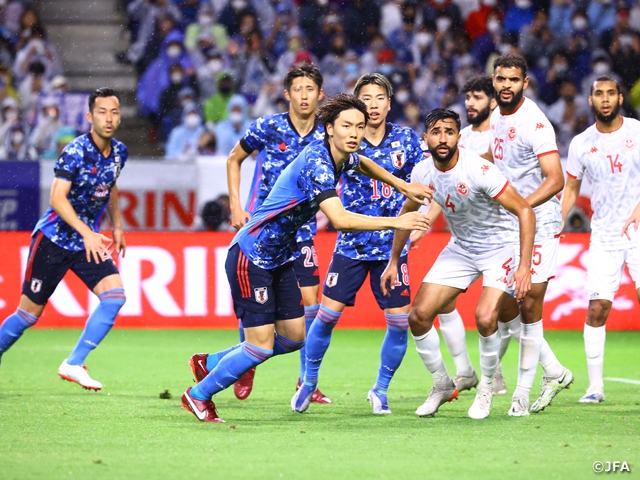 【Match Report】SAMURAI BLUE fail to win title after conceding three goals to Tunisia in second half - KIRIN CUP SOCCER 2022
