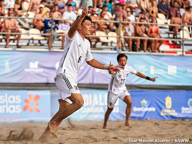 【Match Report】Japan Beach Soccer National Team win over Spain in second match of the BSWW Mundialito Gran Canaria 2022