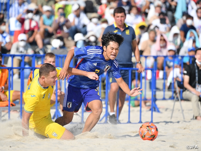 【Match Report】Japan Beach Soccer National Team win back-to-back matches against Ukraine