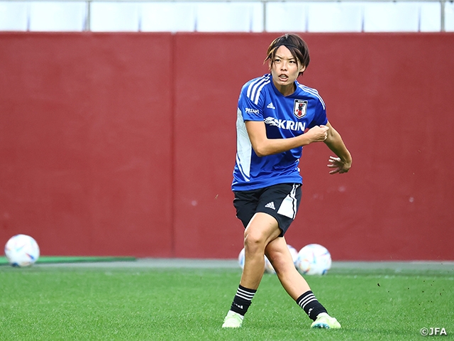 Nadeshiko Japan hold official training session ahead of international friendly match against Nigeria