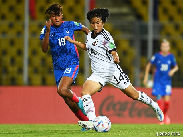 【Match Report】U-17 Japan Women's National Team beat France 2-0 to advance through group stage with three consecutive victories - FIFA U-17 Women's World Cup India 2022™