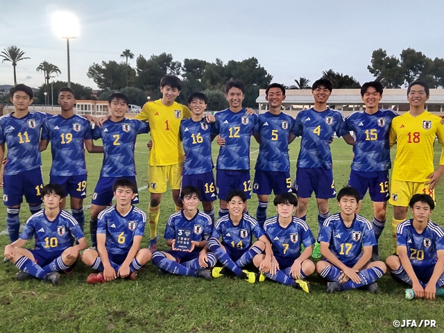 【Match Report】U-15 Japan National Team finish Football Federations Cup in third place