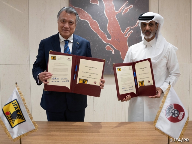 JFA renews partnership with Qatar Football Association