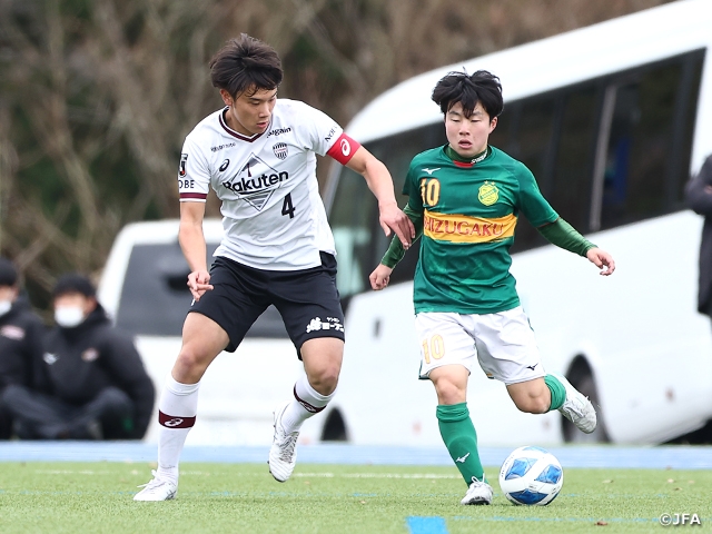 神戸は静岡学園に勝利も優勝に一歩届かず　JFA U-18サッカープレミアリーグ 2022WEST第22節