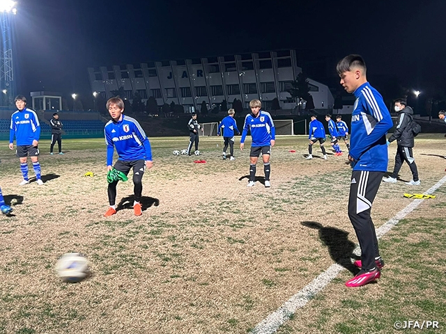 U-20 Japan National Team start on-site training ahead of the AFC U20 Asian Cup Uzbekistan 2023