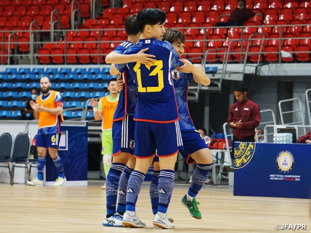 【Match Report】Japan Futsal National Team start off NFDF Futsal Championship Pattaya Thailand 2023 with a victory