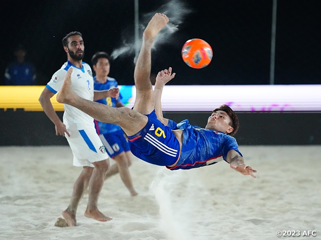 【Match Report】Japan Beach Soccer National Team clinch spot in the FIFA Beach Soccer World Cup UAE 2023™ with a dominant win over Kuwait in the AFC Beach Soccer Asian Cup Thailand 2023 Quarterfinals