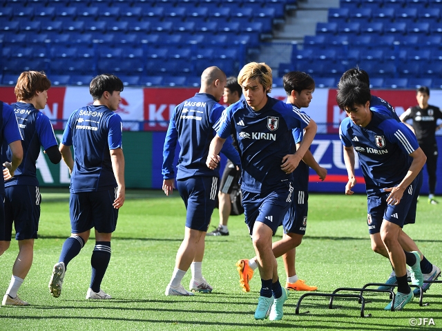 SAMURAI BLUE’s Coach Moriyasu seeks to rotate line-up in pursuit of back-to-back victories in the KIRIN CHALLENGE CUP 2023