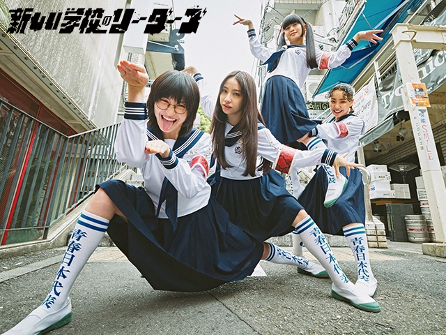 ネイビーシー 新しい学校のリーダーズ 青春日本代表 靴下 紺色 女子