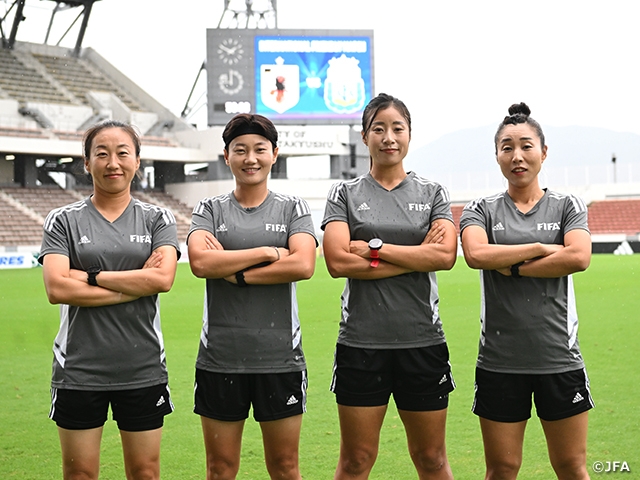 Introduction of the referees in charge of the International Friendly Match between Nadeshiko Japan and Argentina Women's National Team