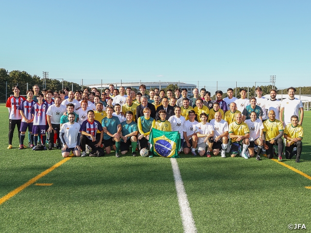 Embassies in Japan Friendly Football 2023 held at JFA YUME Field