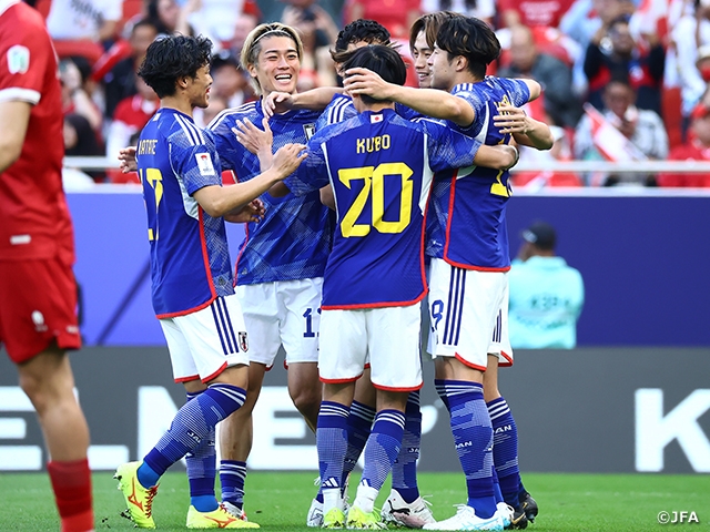 【Match Report】SAMURAI BLUE advance to the round of 16 in second place with win over Indonesia - AFC Asian Cup Qatar 2023