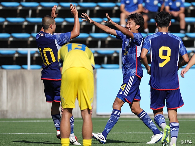 【Match Report】U-16 Japan National Team open tournament with 6-0 victory over Ukraine - U-16 International Dream Cup 2024 JAPAN