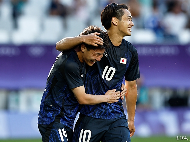 【Match Report】U-23日本代表、5得点で白星発進　第33回オリンピック競技大会（2024／パリ）