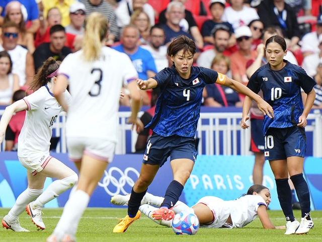 【Match Report】Nadeshiko Japan lose to USA in hard-fought match - Games of the XXXIII Olympiad (Paris 2024)