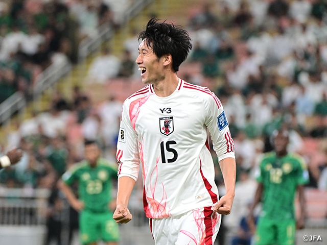 【Match Report】SAMURAI BLUE claim group lead with pivotal 2-0 away victory over Saudi Arabia