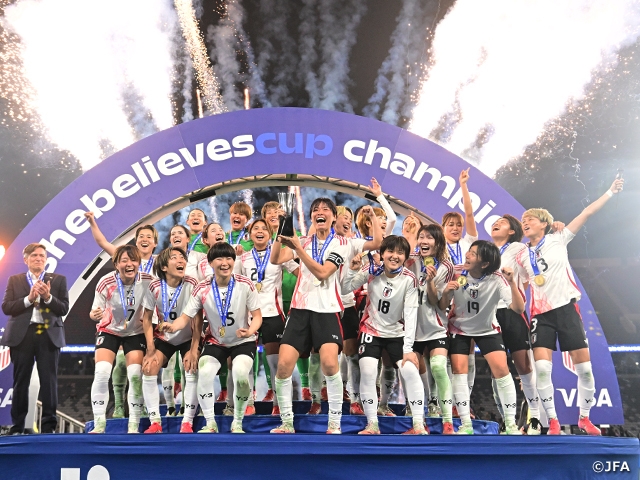 【Match Report】なでしこジャパン、アメリカを下して大会初制覇！ 2025 SheBelieves Cup