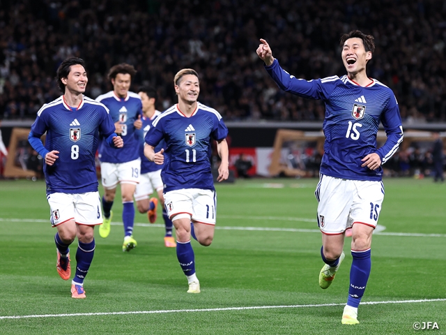 【Match Report】SAMURAI BLUE、ボリビア代表に3-0快勝で森保監督の100戦目を飾る