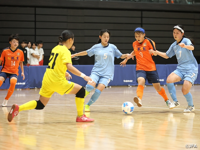 JFA 第16回全日本U-15女子フットサル選手権大会の戦いがスタート！ベスト4が顔をそろえる
