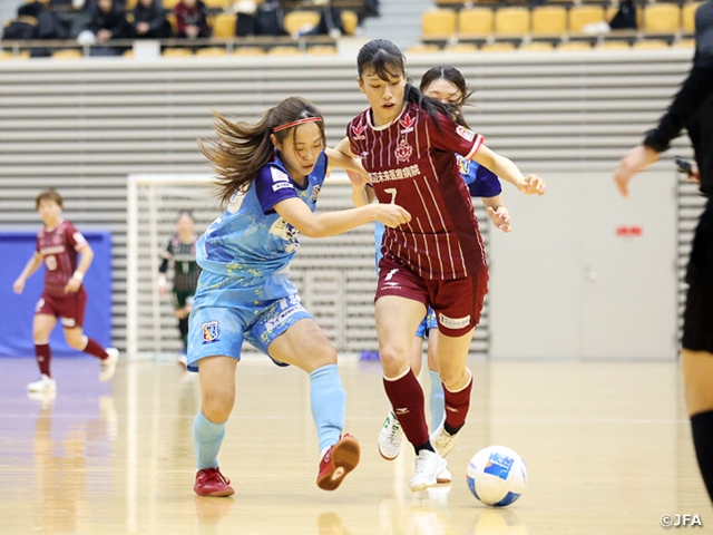 西宮と浦安が決勝へ JFA 第22回全日本女子フットサル選手権大会