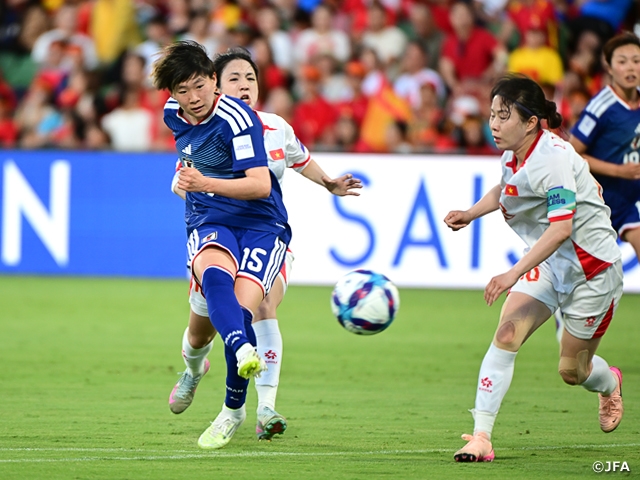 【Match Report】グループステージ最終戦でベトナムに快勝し、首位で準々決勝へ　AFC女子アジアカップオーストラリア2026