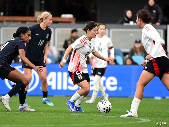 【Match Report】なでしこジャパン、途中出場の植木理子選手のヘディングゴールで1点を返すも巻き返し叶わず。アメリカ女子代表との初戦を1-2で落とす