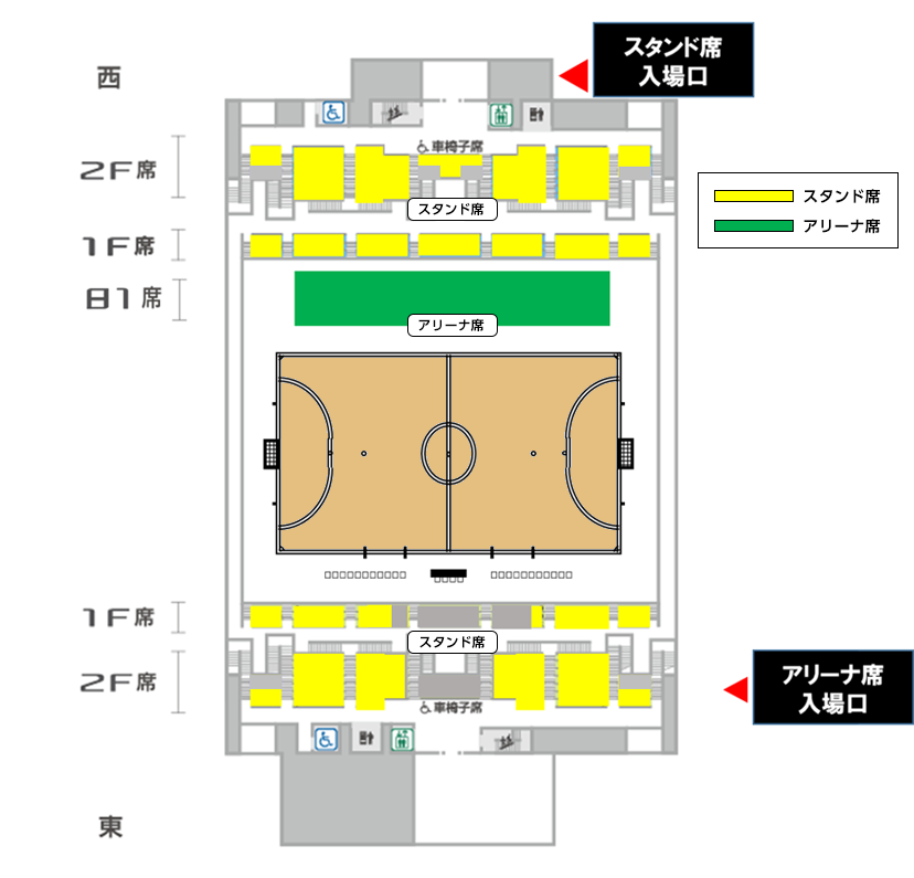 決勝 席割り図