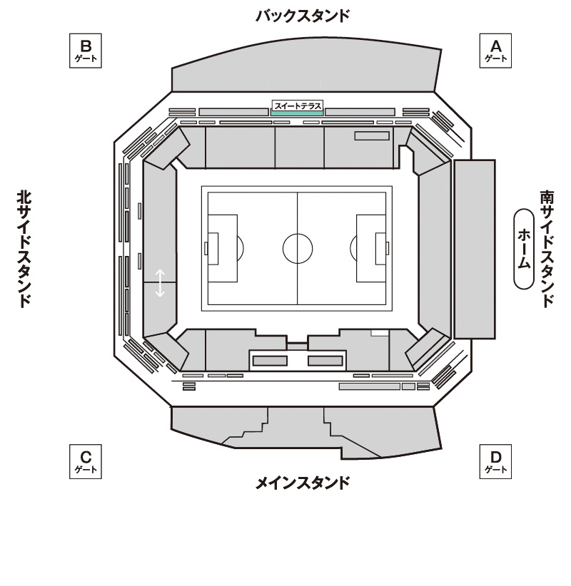 スイートテラス座席図
