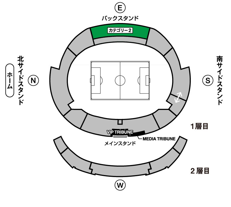 カテゴリー2座席図