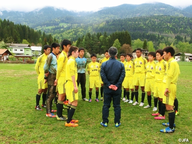 U-16日本代表　第11回デッレナツィオーニトーナメント（イタリア）　活動レポート（4/28）