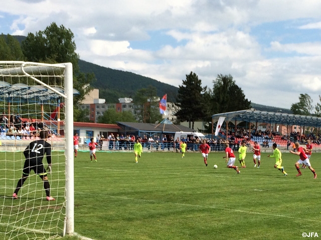 U-18日本代表　スロバキアカップ2014　グループリーグ第2戦 ノルウェー代表戦試合結果