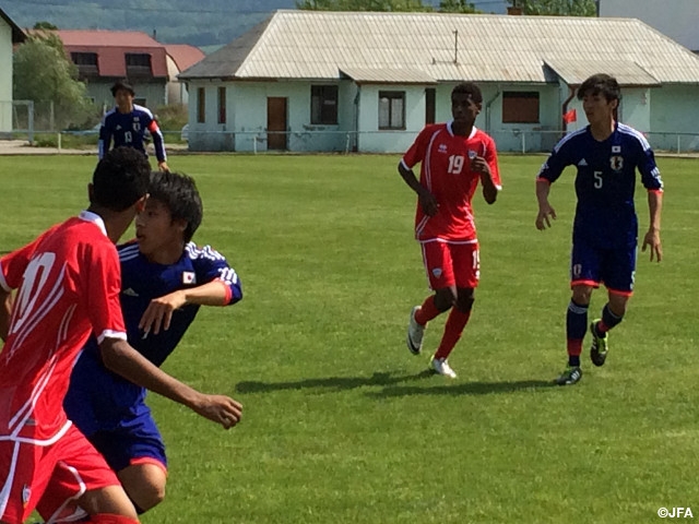 U-18日本代表　スロバキアカップ2014　順位決定戦UAE代表戦試合結果