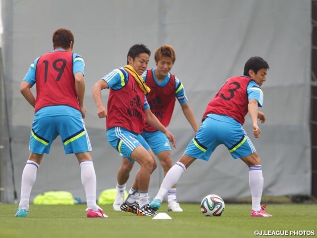 Samurai Blue 日本代表 二部練習で汗を流す 指宿合宿2日目 Jfa 公益財団法人日本サッカー協会