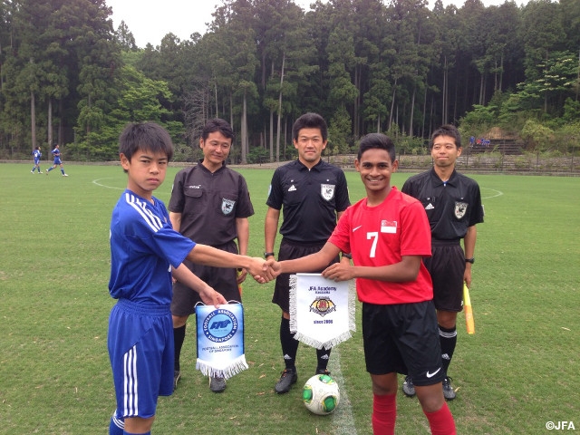 U-15 & U-16 Singapore National Teams held a training camp in Japan（17 to 26 May）