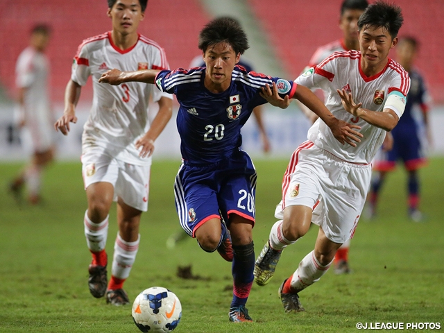 U-16 Japan National Team through group stage with two consecutive wins at AFC U-16 Championship
