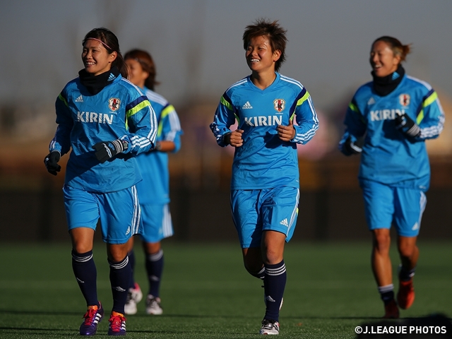 なでしこジャパン Fifa女子ワールドカップ15開催の地で初練習 Jfa 公益財団法人日本サッカー協会