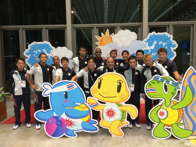 Japan squad arrive in Phuket, get ready for Asian Beach Games opener