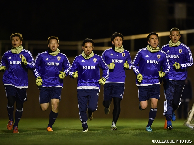 Samurai Blue 練習で15年をスタート Jfa 公益財団法人日本サッカー協会