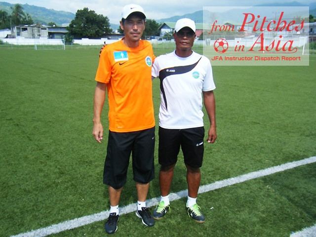 From Pitches in Asia - Dispatched JFA-certified instructor report vol.4 - Koga cherishes time as head coach in East Timor