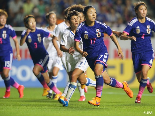 なでしこジャパン イタリア女子代表に勝利しワールドカップへ弾み Jfa 公益財団法人日本サッカー協会