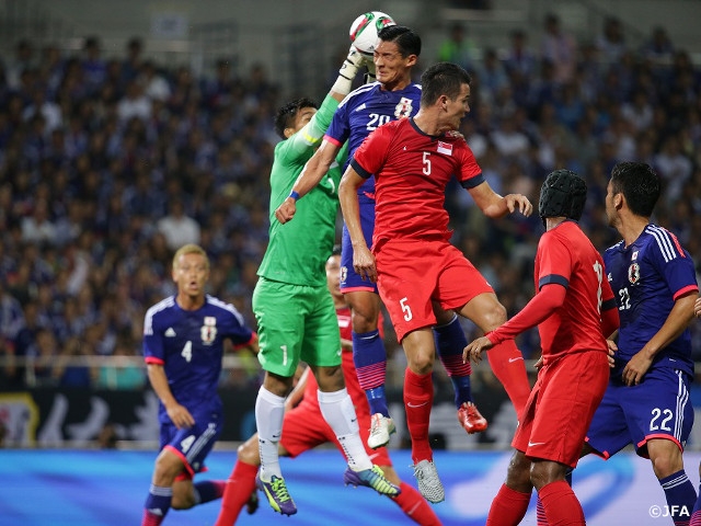 猛攻実らず シンガポールに0 0 Fifaワールドカップアジア2次予選 Jfa 公益財団法人日本サッカー協会